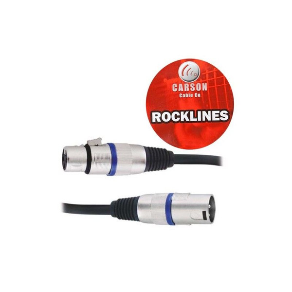 Carson Rad31 Rocklines 3Ft/1M Mic/Audio Cable Xlr (F) To Xlr (M)