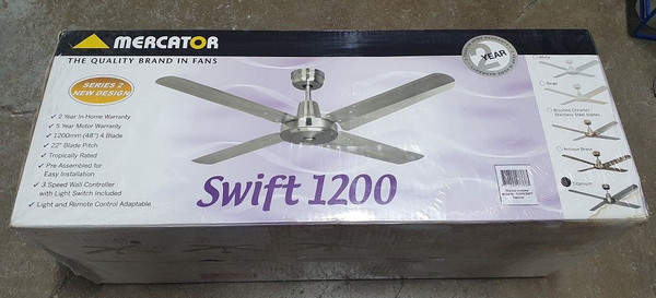 Swift 1200 Titanium Ceiling Fan