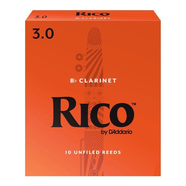 Rico Clarinet Reed Size 3 Box Of 10