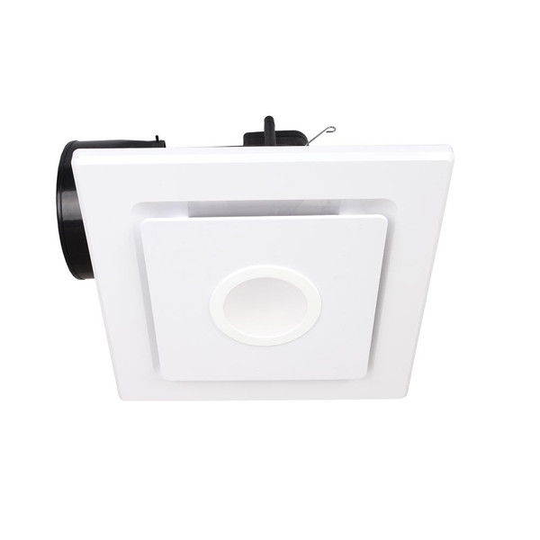 Emeline-Ii Square Exhaust Fan With Led Light Small White