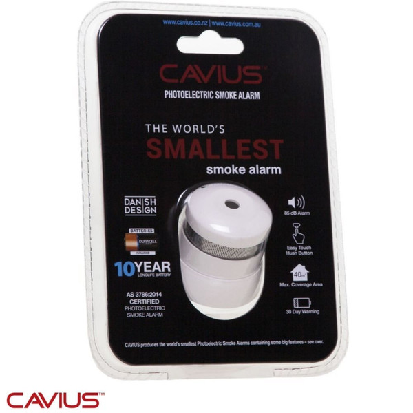 Cavius Photoelectric Smoke Alarm - World's Smallest