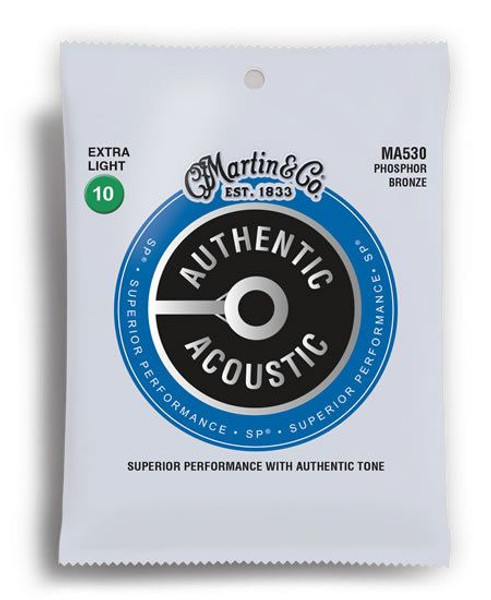 Martin Phosphor Bronze 10-47 Acoustic Guitar Strings