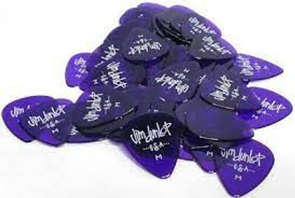 Im Dunlop Gels Purple Medium Gauge Guitar Pick Usa (Ea)