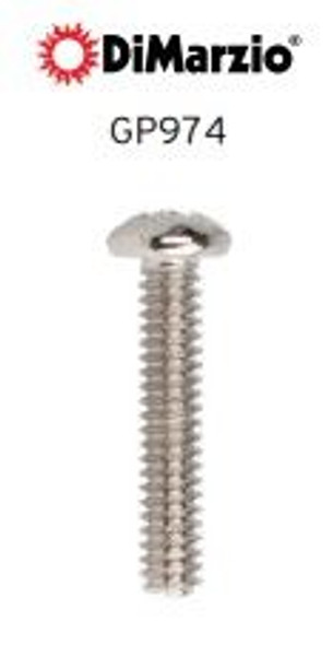 Dimarzio Strat/Tele Pickup Height Adjustment Screw (Chrome) - Pack Of 4 Screws