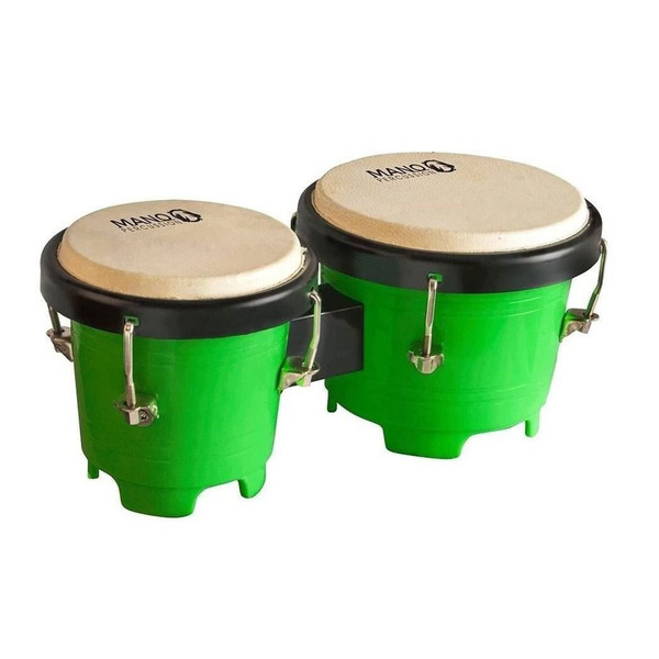 Mano Percussion TDK16G Tunable Mini Bongos - Green