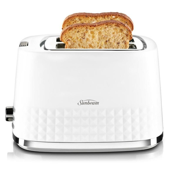 Sunbeam Diamond Collection Slice Toaster (White) Shorelec