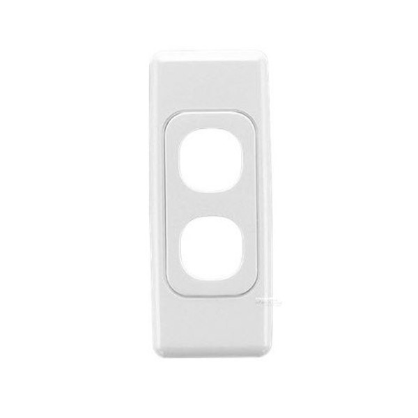 Clipsal 2 Gang Architrave Grid And Surround Plate 2000 Series