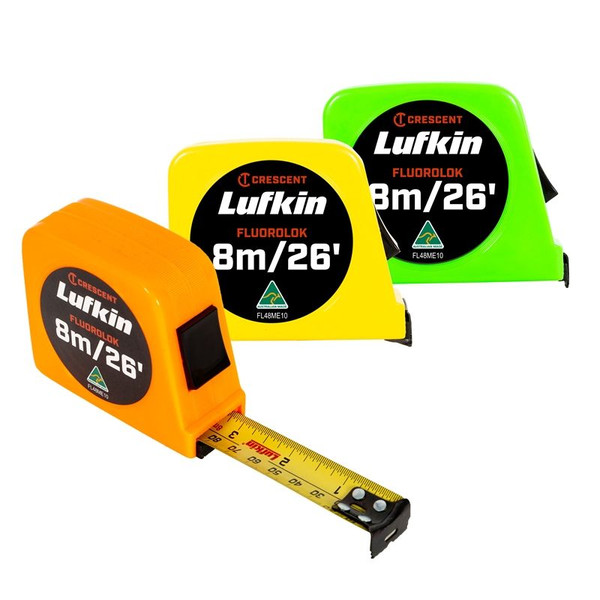 Crescent Lufkin 8M / 26' Fluorolok Tape Measure
