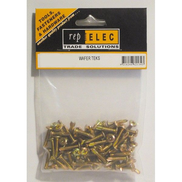 10G X 40Mm Screw Wafer Teks (Pack Of 100)