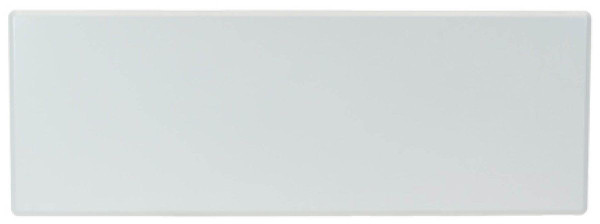 Nobo 2000W Oslo Panel Heater W/Castors No Timer - White Finish