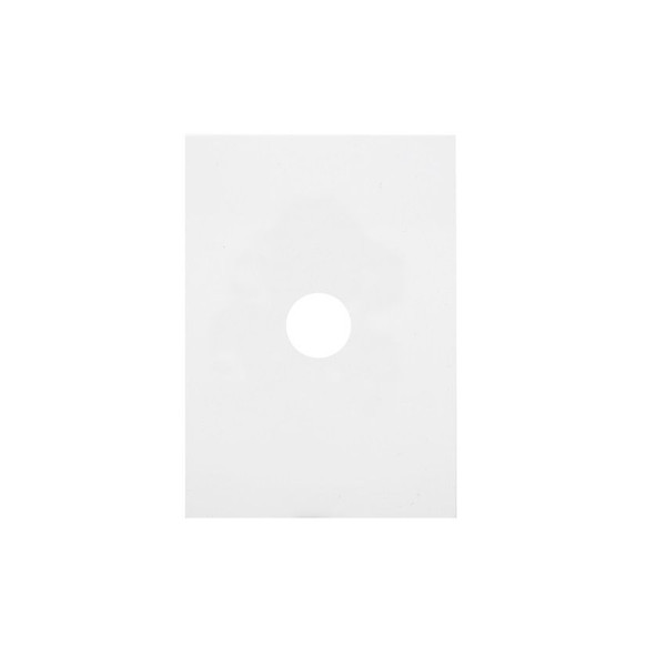 Hager Finesse 1 Gang Grid & Plate Matt White (No Switch Mechs) WBQSP1-MW