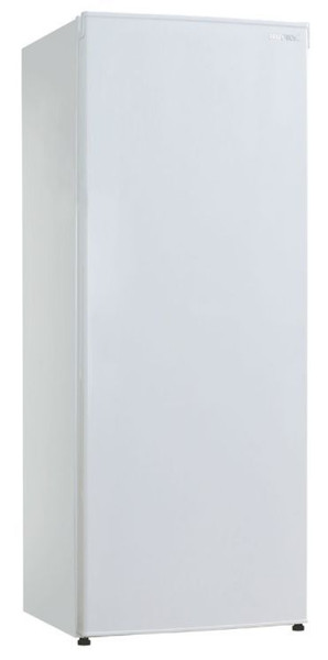 172L Solid Door Vertical Freezer In White