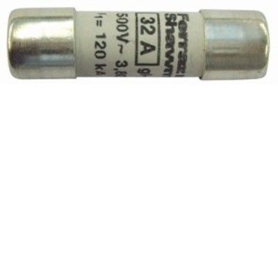 Fuse Link 20A 500V Ferrule 1038Mm 120Ka General Purpose Use In Cms101 Bases D211028