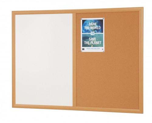 Eco-Friendly Duo Cork Noticeboard