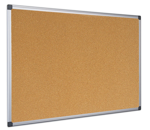 Bi-Office Maya Aluminum Frame Cork Noticeboard