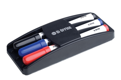 Bi-Office Eraser with 3 Marker Pens