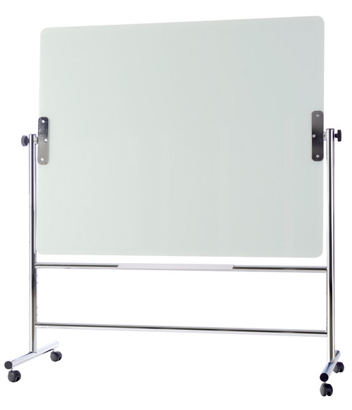 Bi-Office Revolving Magnetic Glass Board 150 x 120cm