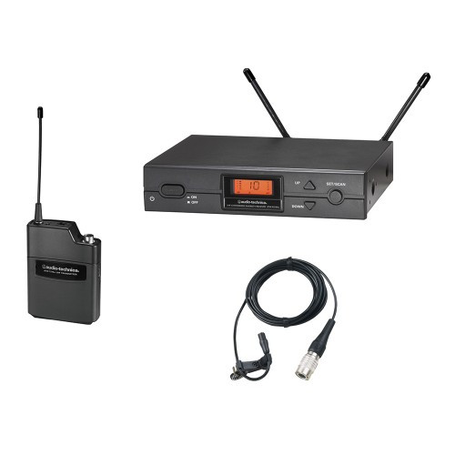 Audio Technica ATW2110B/P Lavalier (Cardioid) AT829cW Wireless Microphone System - Series 2000B