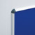Freestanding Shield White Frame Noticeboard