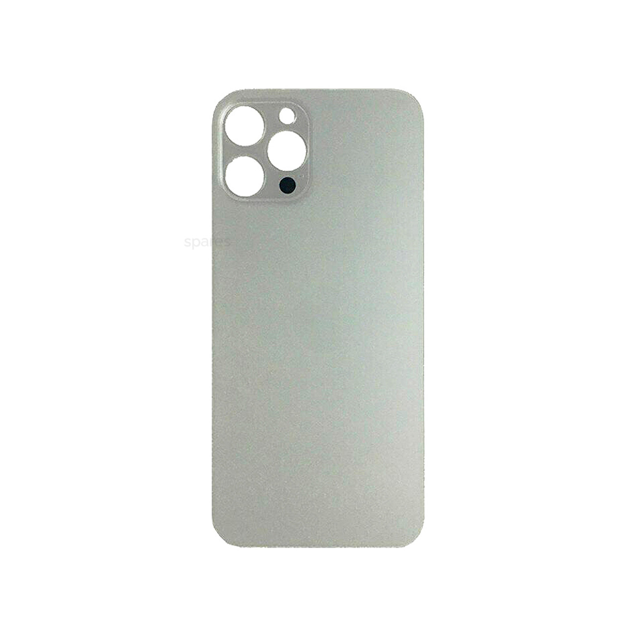 iPhone 12 Pro Max Rear Back Glass With Big Camera Hole Silver Replacement