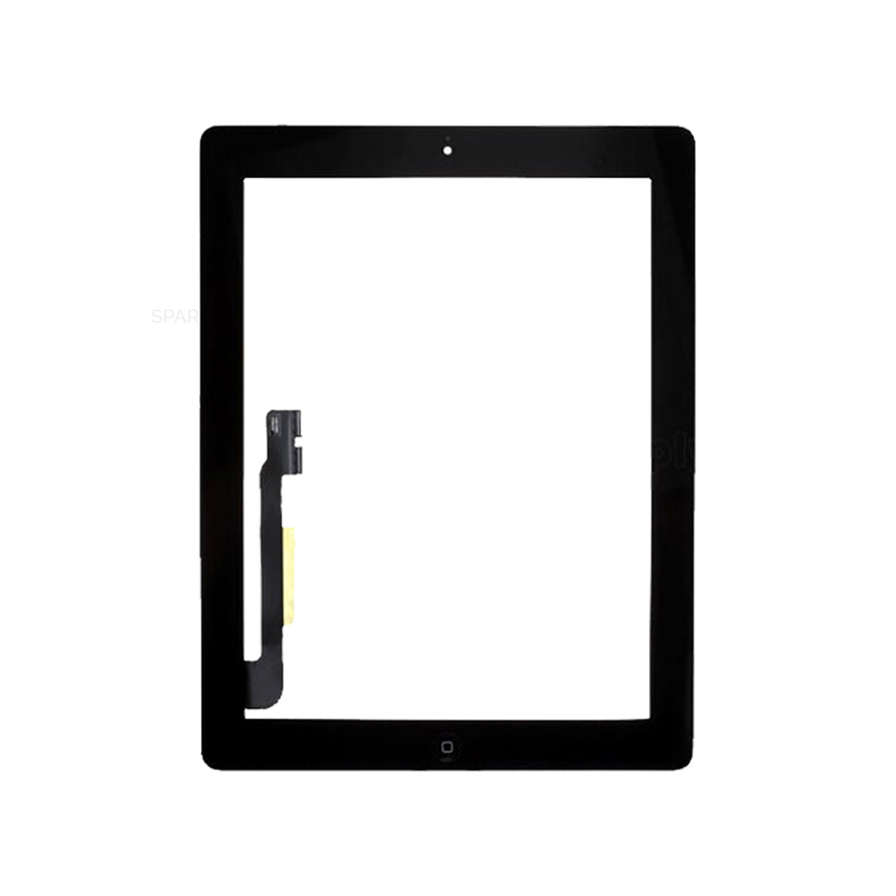 iPad 3rd Gen-Touch Screen Home Button&Front Camera Genuine - Black