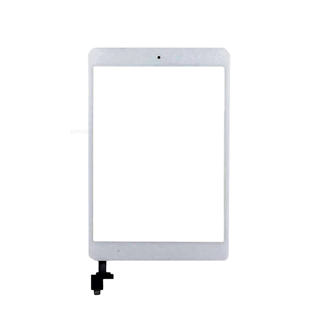 iPad Mini/Mini2-Touch Screen Adhesive, HomeButton&Front Camera Gen-White