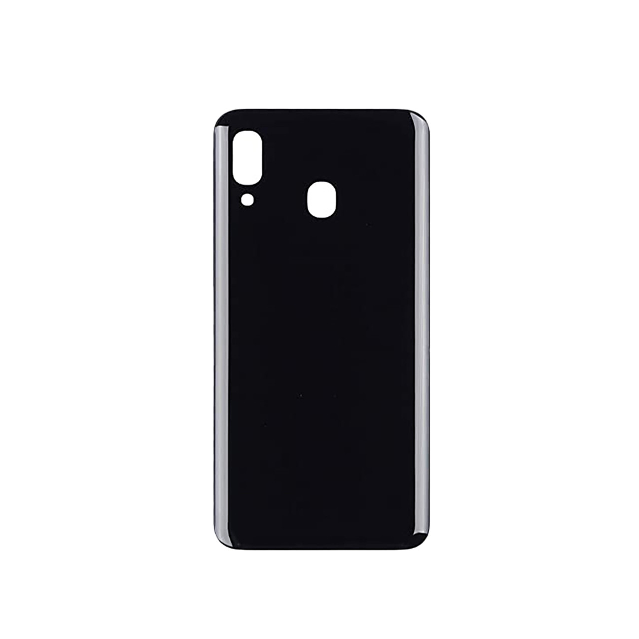 Galaxy A20S back glass cover with lens (no Frame) - Black