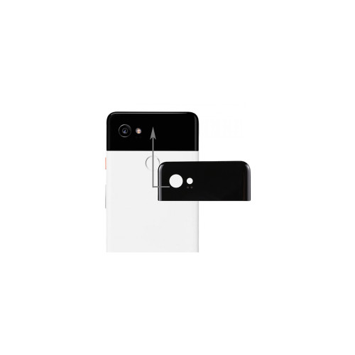 Google Pixel 2 XL |Back glass cover with lens - Black