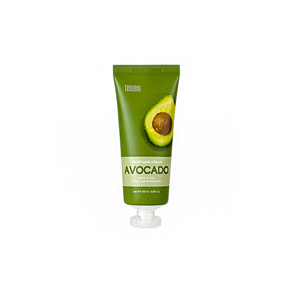 Tenzero relief hand cream avocado, tenzero, hand cream, krem duarsh me avokado, krem duarsh korean skin care, teamra