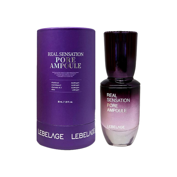 Real Sensation Pore Ampoule, Lebelage, teamra, korean skincare, ampule per poret, K beauty, organic skincare Real Sensation Pore Ampoule, Lebelage, teamra, korean skincare, ampule per poret, K beauty, organic skincare