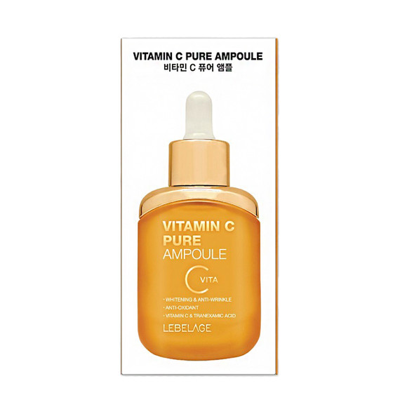 Lebelage vitamin c pure ampule, ampule vitamin c, serum vitamin c, lebelage, teamra, organic skincare, korean skincare Lebelage vitamin c pure ampule, ampule vitamin c, serum vitamin c, lebelage, teamra, organic skincare, korean skincare