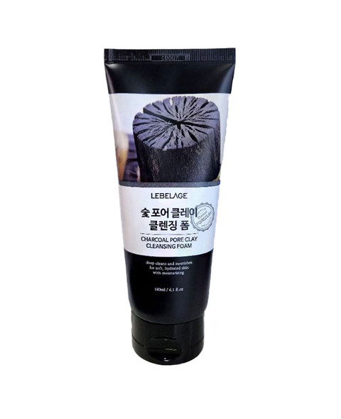 Charcoal Pore Cleansing Foam, lebelage, cleansing foam, lares me karbon, teamra, korean skin care Charcoal Pore Cleansing Foam, lebelage, cleansing foam, lares me karbon, teamra, korean skin care