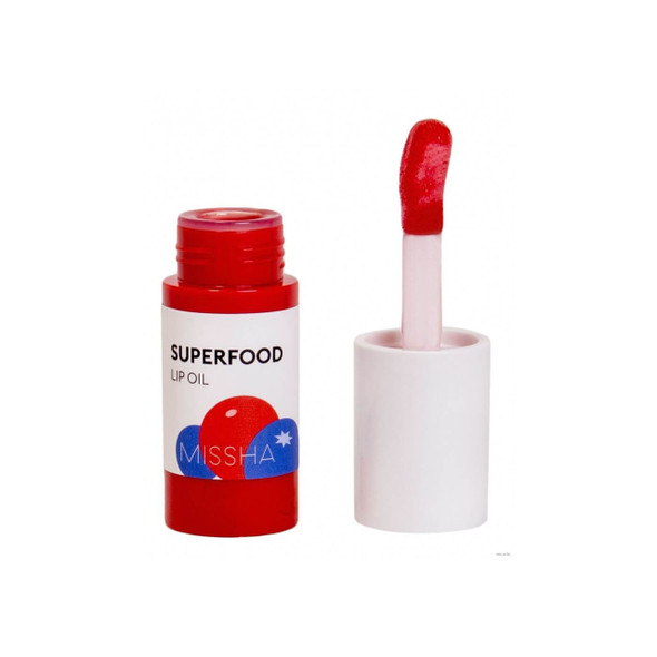 Superfood Lip Oil berry, lip oil, missha, teamra Superfood Lip Oil berry, lip oil, missha, teamra