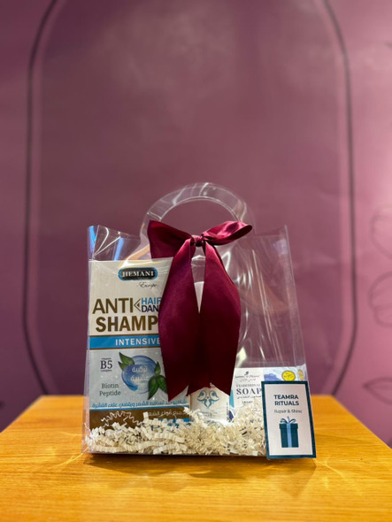 Anti Hairloss & Dandruff Shampoo, Natural Deo Ocean Brezee, Traditional Soap Nila, Repair & Shine Blue