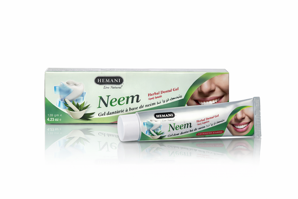 neem dental gel, paste dhembesh, paste dhembesh pa fluor, paste, hemani, paste xhel me neem, neem