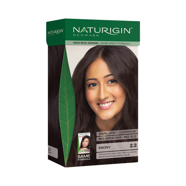 Naturigin Black 2.3 Hair Colour, boje organike, boje naturigin, boje gështenj per floket, boje per gra shtatzena, teamra, teamra herbals, produkte organike, bojra flokesh, bojra flokesh organike, boje pa paraben, boje pa kimikate, bojra flokesh pa kimikate, pa amoniak, pa SLS,  Vegan, mbulon thinjat,