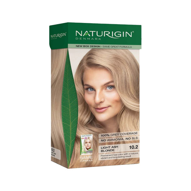Naturigin Light Ash Blonde, boje organike, boje naturigin, boje bionde te ftohte boje per gra shtatzena, teamra, teamra herbals, produkte organike, bojra flokesh, bojra flokesh organike, boje pa paraben, boje pa kimikate, bojra flokesh pa kimikate, pa amoniak, pa SLS,  Vegan, mbulon thinjat,
