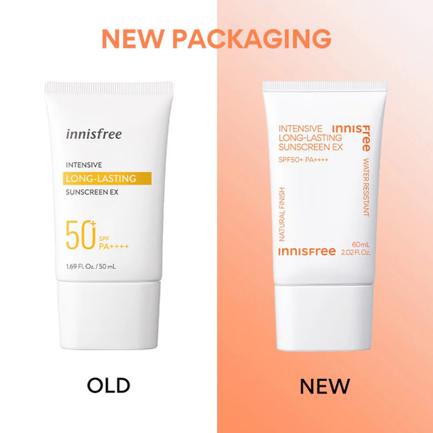 Intensive Long Lasting SPF 50+, krem dielli, spf, spf 50, mnrojtje nga dielli, mbrojtje maksimale, spf natyral, spf bio, spf fizike,krem dielli me spf 50, hidratues me spf, waterproof, kundra ujit, innisfree, teamra