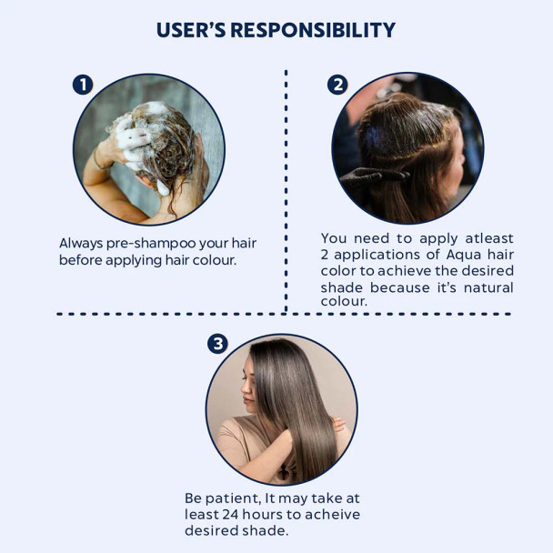 Aqua Colour, Boje flokesh, Mbulon thinjat, Pa amoniak, Kena, Natyrale,Organike, Dark Brown, Kafe e erret