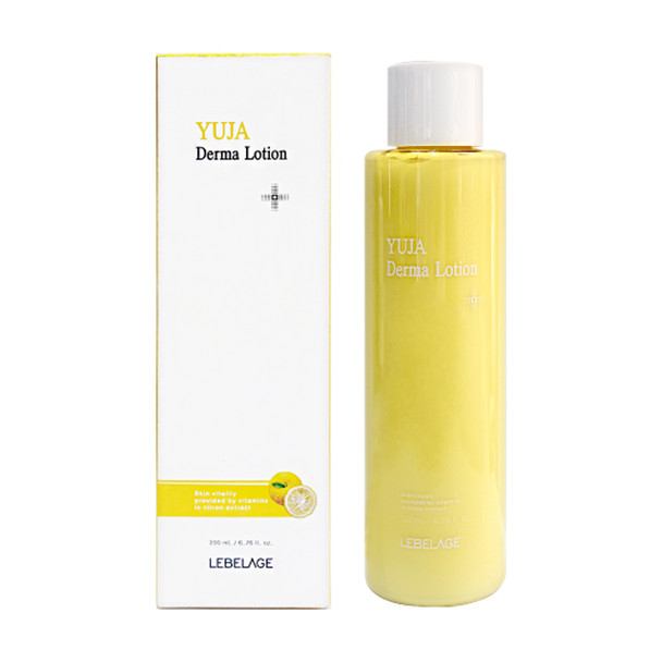 Yuja Derma Lotion, Locion hidratues me yuja, lebelage, Korean Skincare, teamra