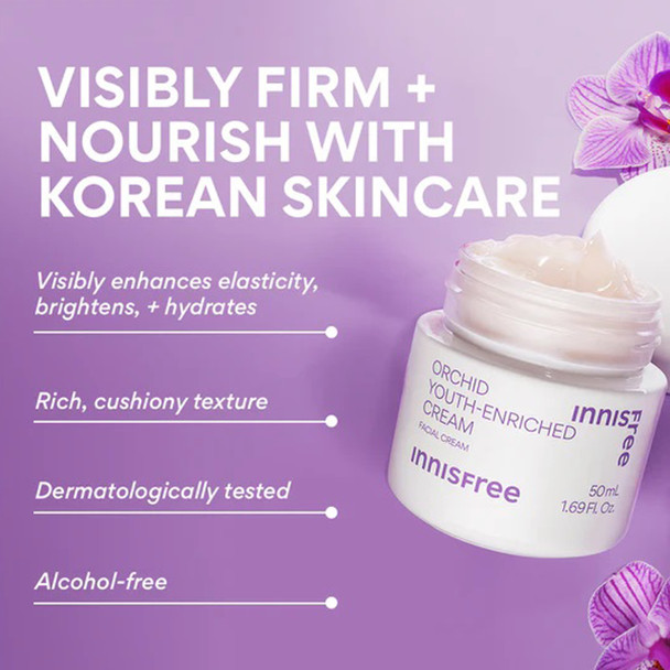 Jeju Orchid Enriched Cream, hydrating cream, innisfree, korean skincare, teamra