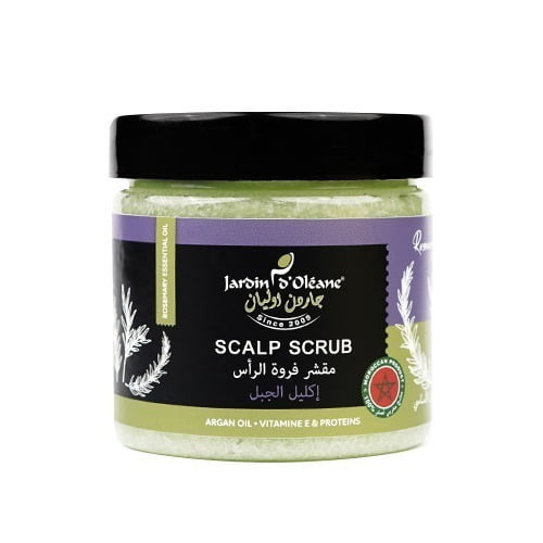 scalp scrub, scrub, skrab skalpi, rozmarine, eksfolim, rosemary, jardin doleane, teamra