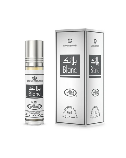 Blanc perfume, Blanc 6 ml, parfume arabe, al rehab, al rehab perfumes