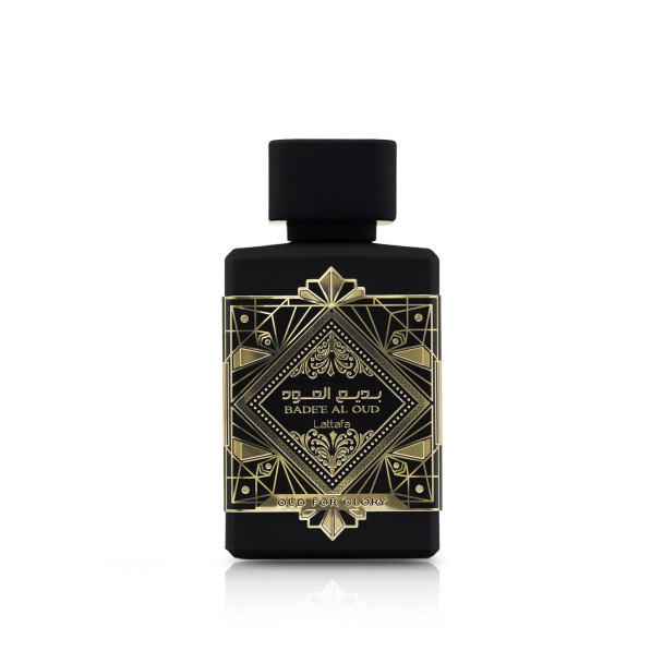 lattafa oud for glory, badee al oud oud for glory, parfum arab unisex, parfum oud, parfum oriental woody, parfum lattafa, parfum me oud dhe musk, parfum long lasting, parfum arab luksoz, parfum spicy woody, parfum per meshkuj dhe femra, lattafa perfumes albania, parfum niche style, parfum elegant per darke, parfum me patchouli dhe oud