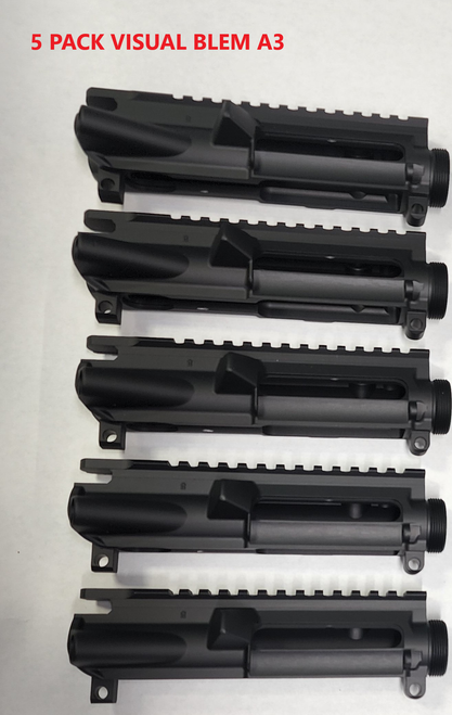 5 PACK A3 Forged Upper receiver* Visual Blem*