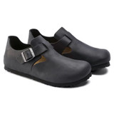 Birkenstock London Shoe – Black Oiled Leather – Unisex