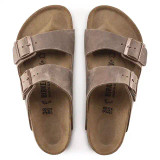 Birkenstock Arizona Sandal – Tobacco Brown Oiled Leather – Unisex
