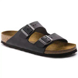 Birkenstock Arizona – Unisex Sandal – Black Oiled Leather