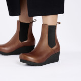 Birkenstock Ebba Slip-On Boot – Black/Cognac – Women’s