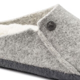 Birkenstock Zermatt Clog – Shearling Wool-Felt Light Gray – Unisex